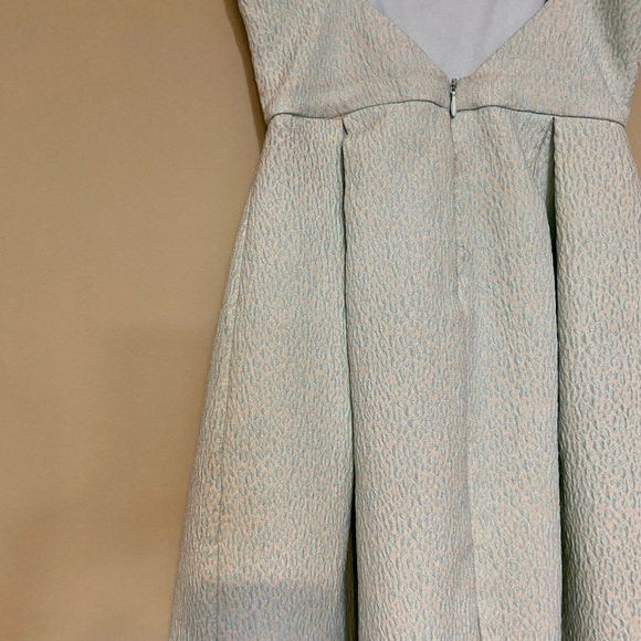 ZARA BNWT BLUE ANIMAL PRINT JACQUARD DRESS - Picture 5 of 6